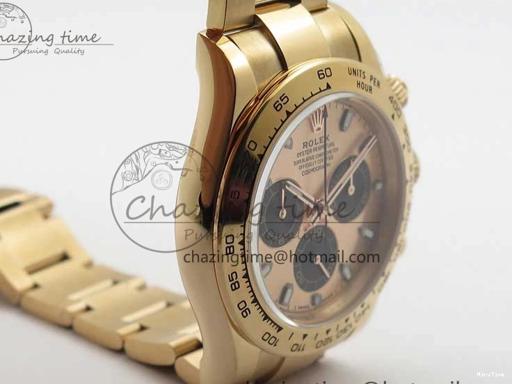 MiroTime 0412 Daytona 116508 RG Noob 1:1 Best Edition 904L SS Case and Bracelet RG Dial SA Comfortable 2705